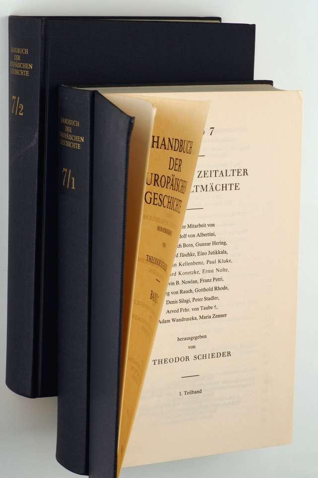 Handbuch der europäischen Geschichte, 7 Bde. Ln., Bd.7, Europa im Zeitalter der Weltmächte, in 2 Tln.