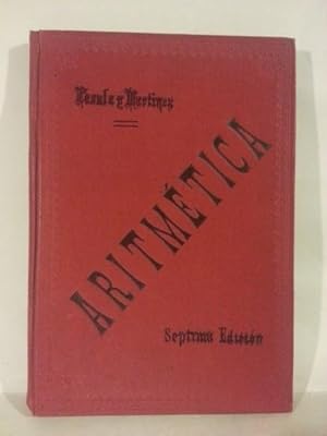 ELEMENTOS DE MATEMÁTICAS. Tomo I. Aritmética. 7ª Edición.