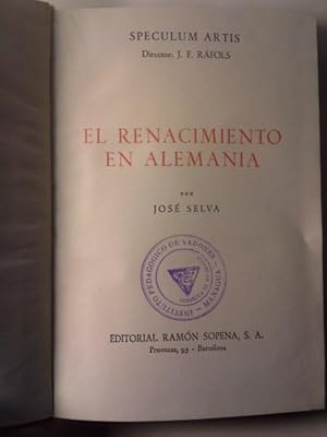 EL RENACIMIENTO EN ALEMANIA.