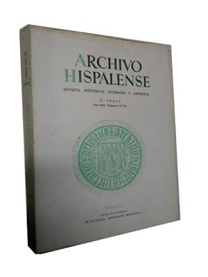 ARCHIVO HISPALENSE. 2ª Epoca. Año 1968 - Numeros 147-52.