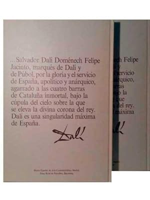 400 OBRAS DE SALVADOR DALÍ DE 1914 A 1983. 2 Tomos