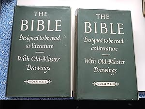 THE BIBLE Designed to be read as Litarature with Old-Master Drawings, * Dust Jackets *