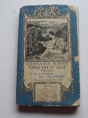 ORDNANCE SURVEY MAP of N.W. LONDON and WATFORD