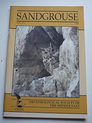 SANDGROUSE Volume 22 ( 2 ) 2000. Ornithological society of the middle east,caucasus and centralk ...