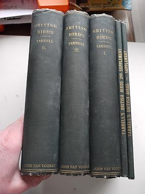 A HISTORY OF BRITISH BIRDS. 3 Volume Set. ** plus 2 hardback Supplements **