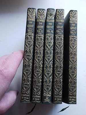 History of Friedrich II of Prussia called FREDERICK THE GREAT, 5 Volumes