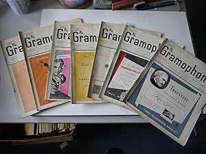 THE GRAMOPHONE 7 issues, For June, July, August. September,October, November. December. 1949