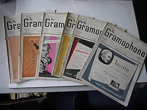 THE GRAMOPHONE 6 issues, For June, July,. September,October, November. December. 1949