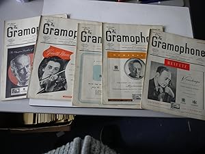 THE GRAMOPHONE 5 Issues for 1948. January, February, March, April, May.