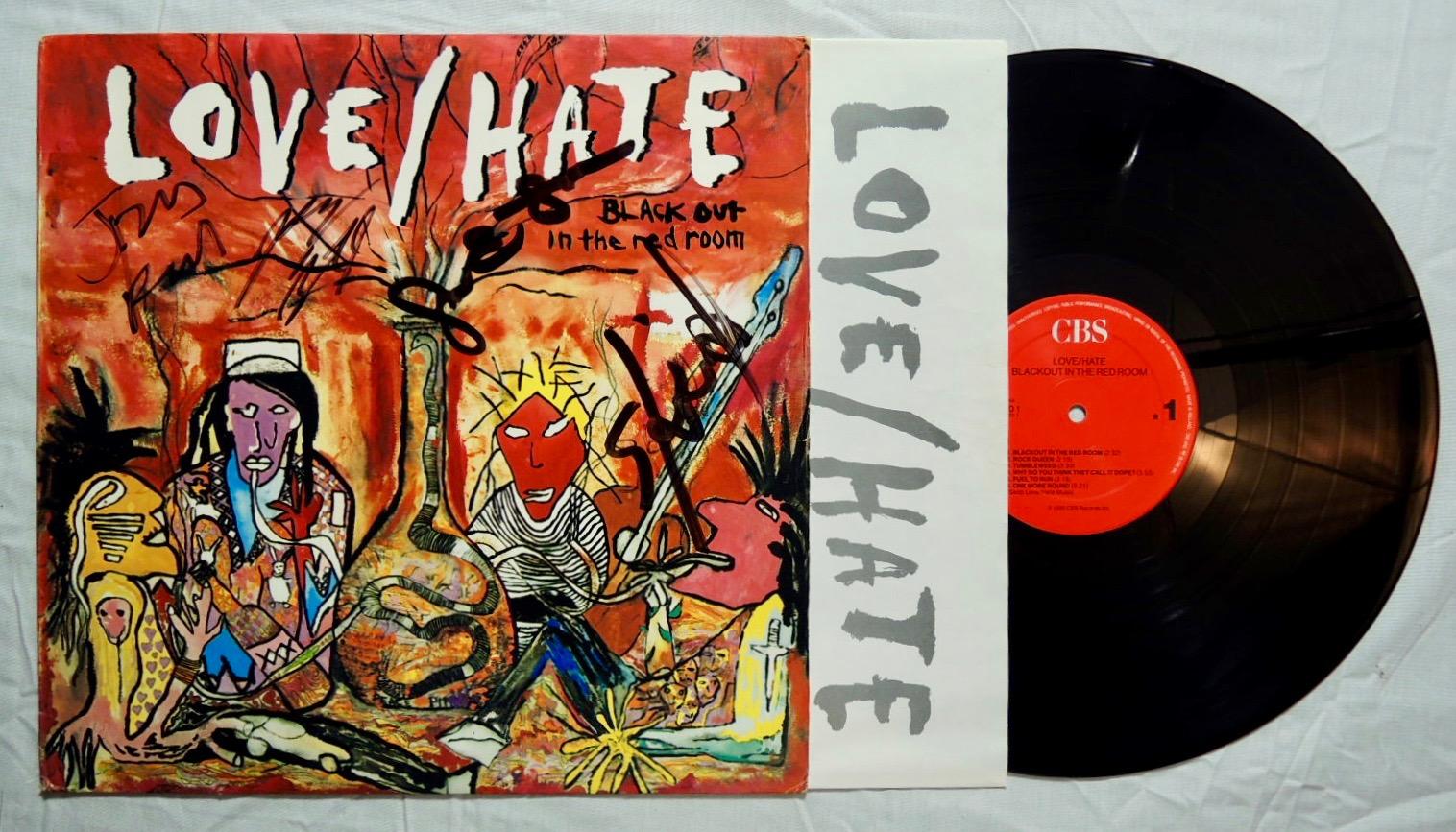 Love Hate Blackout In Red Room 1990 Vinyl
