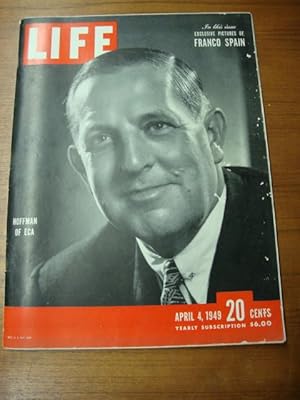 Life Magazine - April 4, 1949 Paul Hoffman