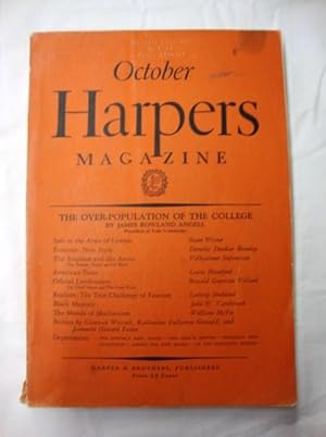 Harper's Magazine October 1927 over-population of the college;