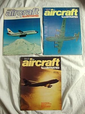 3 Aircraft Illustrated Magazines 1972 / 1976