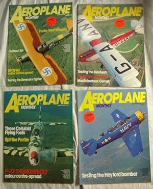 4 Aeroplane Monthly Magazines 1984 Airplanes Vintage