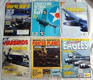 6 Military Aircraft Magazines; USAF at War 1939-1945; Fighters