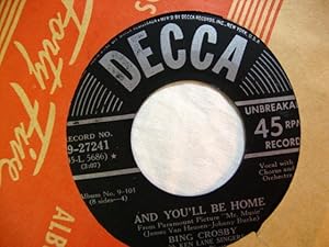 Bing Crosby, you'll be home / accidents will happen 45