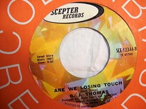 BJ Thomas, rock and roll lullaby / are we losing touch 45