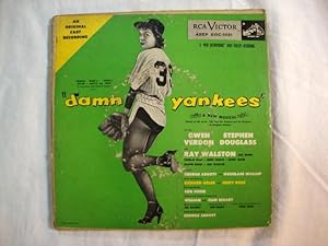 Damn Yankees Broadway Cast Recording 45 vinyl set