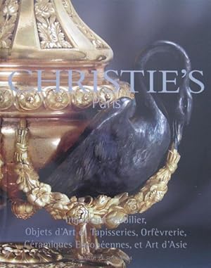 Important Mobilier, Objets d'Art et Tapisseries 22 juin 2004