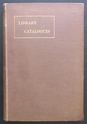 Catalogue of Books Contained in the Lockhart Library and in the General Library of the London Mis...