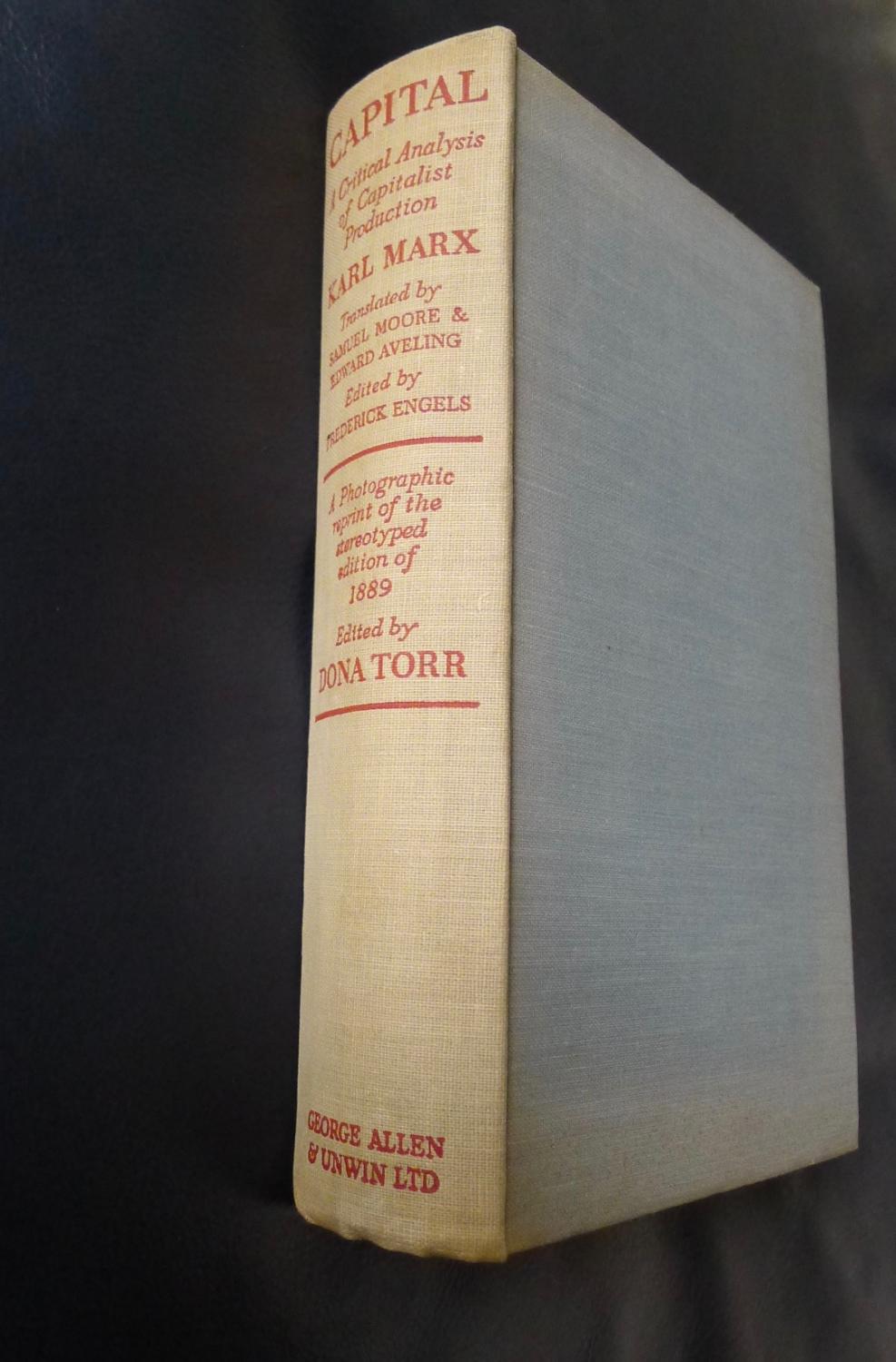 Capital Das Kapital A Critical Analysis Of - 