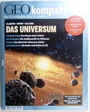 GEO kompakt Nr. 6. Das Universum. Sonnensystem Milchstrasse Kosmos Ausserirdische. GEOkompakt