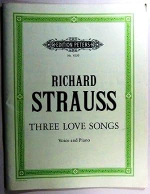 Three love songs. Voice and Piano. 6150.