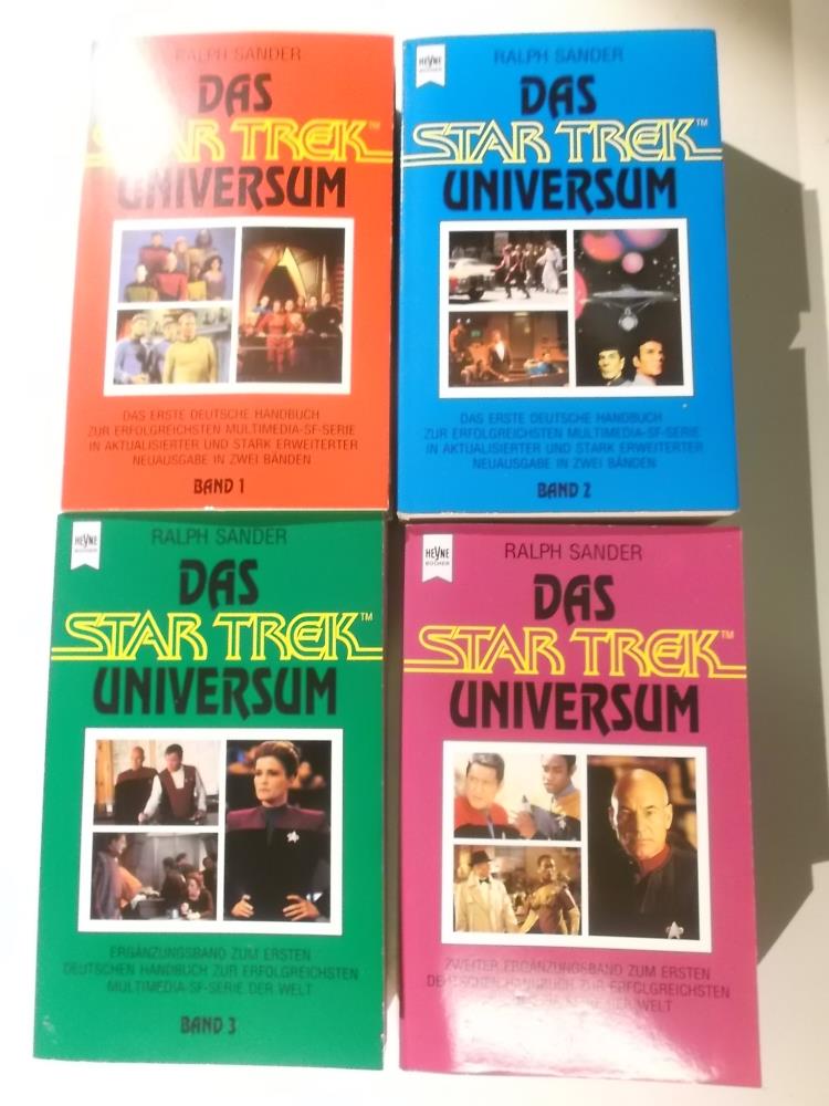 Das Star Trek Universum Handbuch Bd. 1 2 3 4 komplett Heyne Verlag Zustand 1