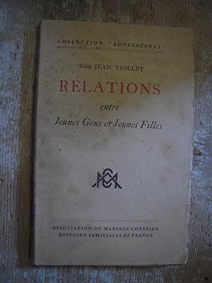 Relations Entre Jeunes Gens Et Jeunes Filles