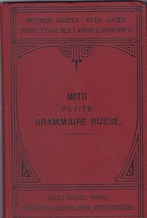 Petite Grammaire Russe - méthode Gaspey otto Sauer