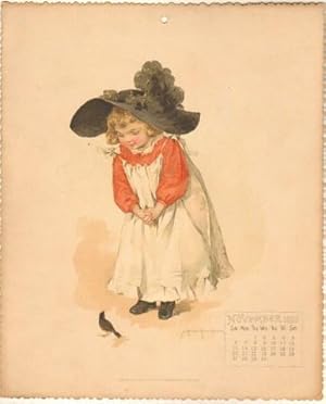 Original 1892 Maud Humphrey Calendar [SIGNED]