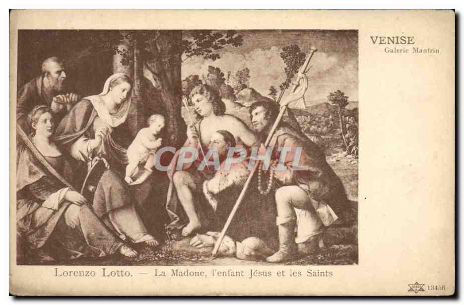 Carte Postale Ancienne Venise Galerie Manfrin Lorenzo Lotto La Madone L Enfant Jesus Et Les Saints Manuscript Nbsp Nbsp Paper Nbsp Collectible Cpaphil Carte Postale Ancienne Venise Galerie Manfrin Lorenzo Lotto La Madone L Enfant Jesus Et Les Saints Manuscript Nbsp Nbsp Paper Nbsp Collectible Cpaphil