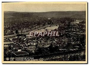 Carte Postale Ancienne Liege Panorama de la ville