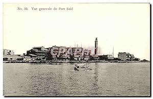 Carte Postale Ancienne Port Said vue générale Egypte