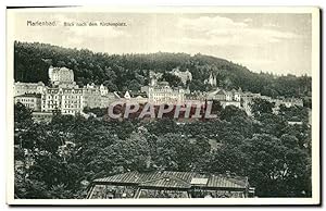 Carte Postale Ancienne Marienbad Bllck Nach dem Kirchenplatz