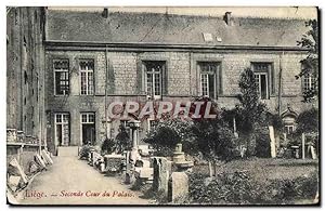 Carte Postale Ancienne Liege Seconde Cour du Palais