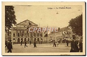 Carte Postale Ancienne Liege Le Théâtre Royal