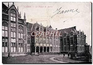 Carte Postale Ancienne Liege Le Palais de Justice