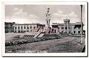 Carte Postale Moderne Egypte Cairo Station and Ramses II Statue