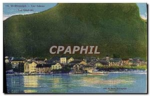 Carte Postale Ancienne St Gingolph Lac leman vue générale