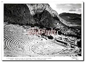 Carte Postale Ancienne Delphes Théâtre et le temple d'Apollon