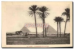 Carte Postale Ancienne Le Caire Pyramides De Guizeh Egypte Egypt