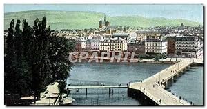 Carte Postale Ancienne Geneve Le pont