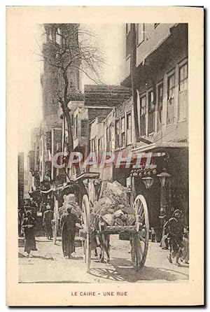 Carte Postale Ancienne Le Caire Une Rue Egypte Egypt