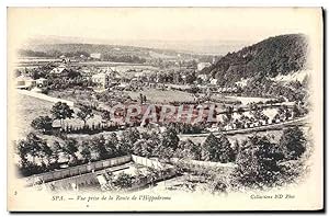 Carte Postale Ancienne Spa vue Prise de la Route de L'Hippodrome Hippisme Cheval