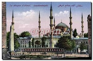 Carte Postale Ancienne Constantinople la mosquee d'Ahmed