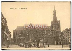 Carte Postale Ancienne Liege La Cathédrale