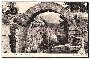 Carte Postale Ancienne Grece Olympie Environs du Stade