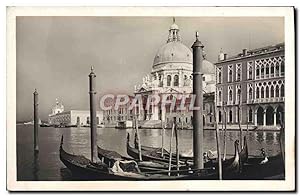 Carte Postale Ancienne Venezia Canal Grande e Chiesa di Maria della Salute