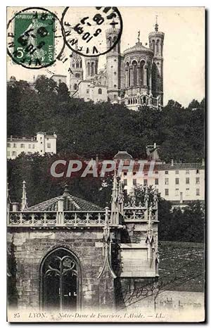 Carte Postale Ancienne Lyon Notre Dame De Fourviere L'abside